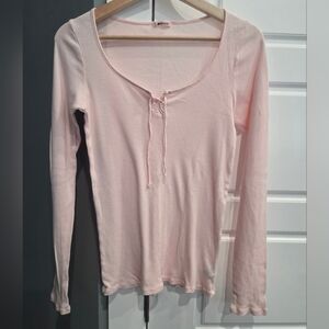 LAmade Women's Pink Long Sleeve Top